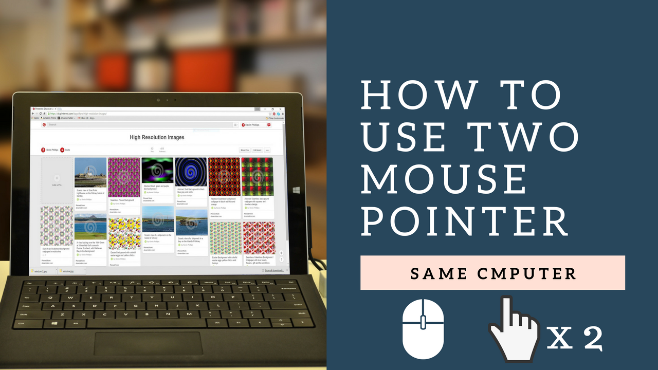 How to use two mouse pointer in same PC with two mouse/pad TechTubeTN