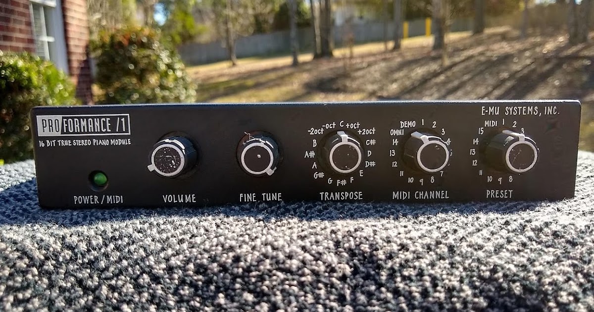 MATRIXSYNTH EMU Systems Proformance 1 MIDI Piano Module Model 9101