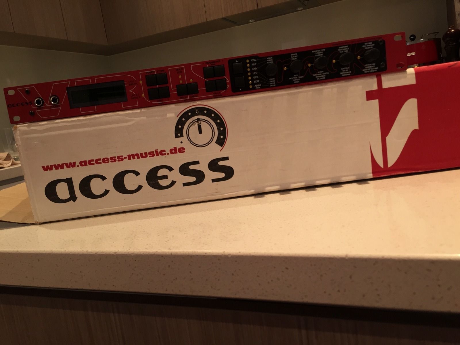 MATRIXSYNTH Access Virus B Rack Synthesizer with Original Box