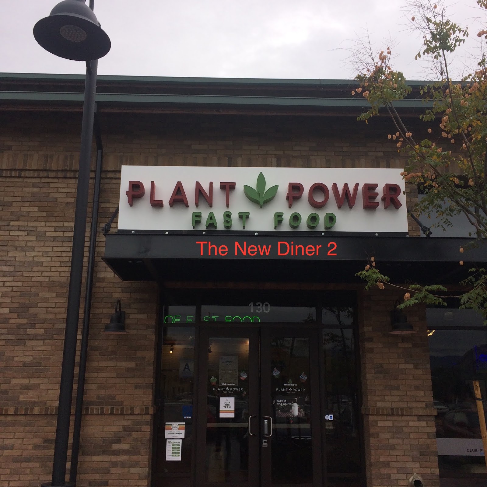 The New Diner 2 Plant Power Fast Food