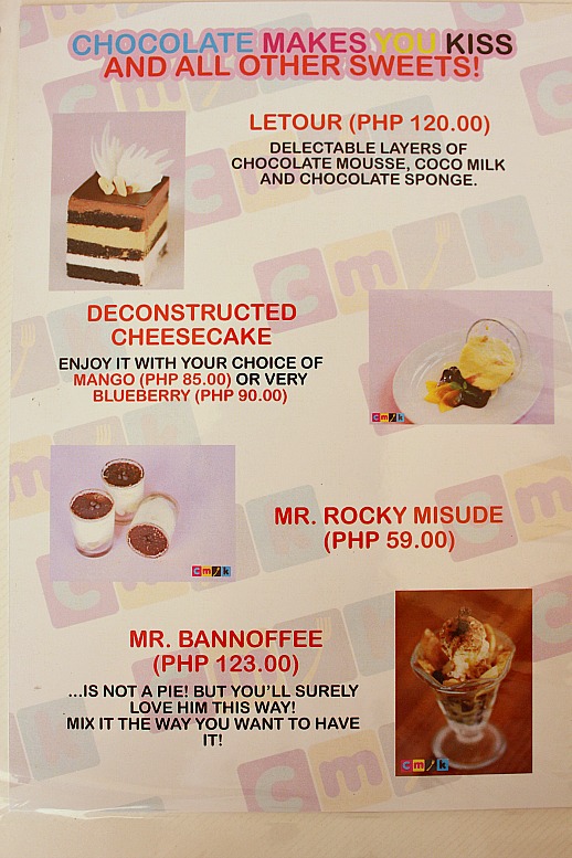 Food Wanderings : Desserts for Breakfast: CMYK Dessert House
