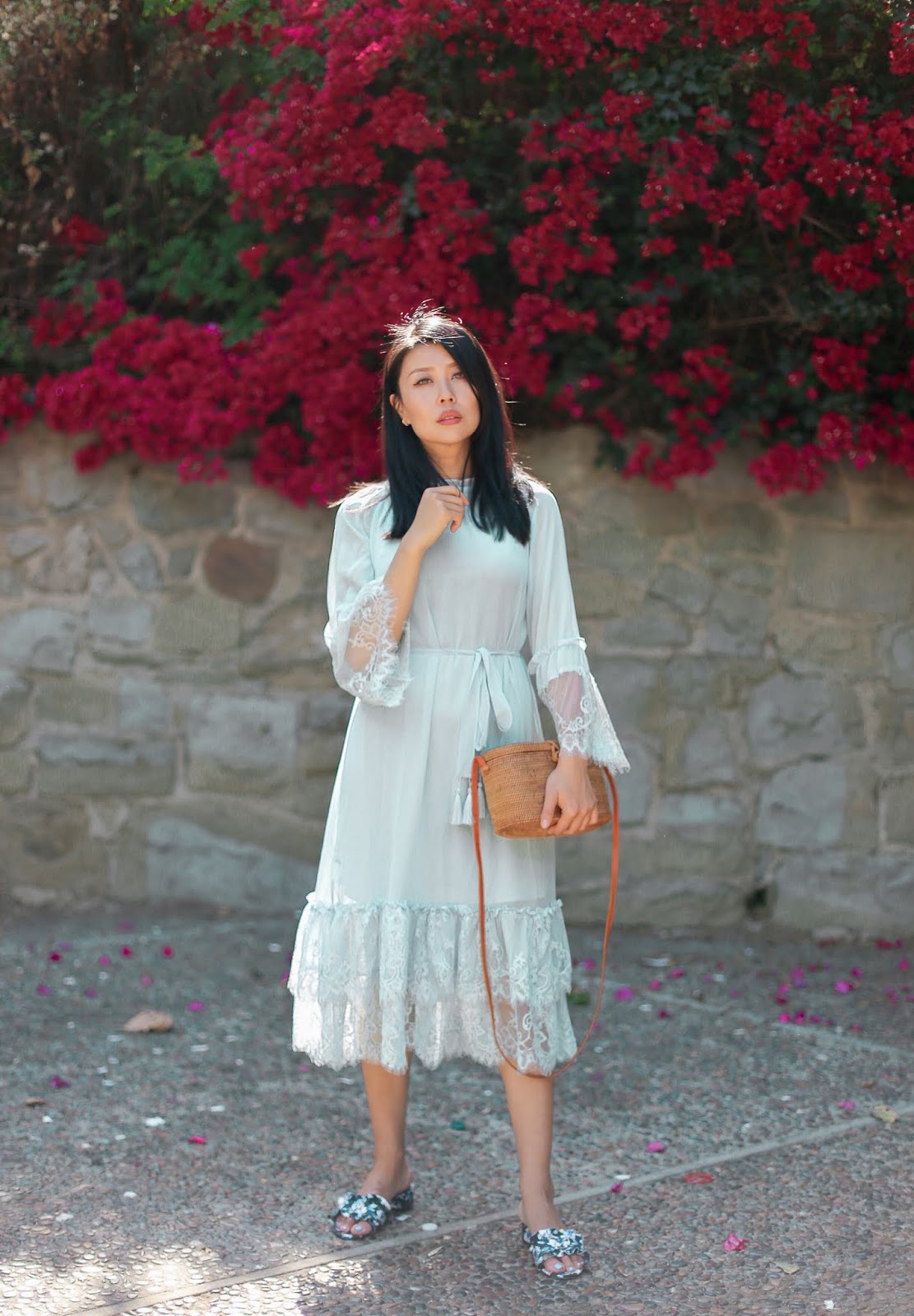 Summer Style The Pastel Blue Lace Dress