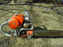 SILVER KING DIRECT DRIVE CHAIN SAW 9" x 12" METAL SIGN