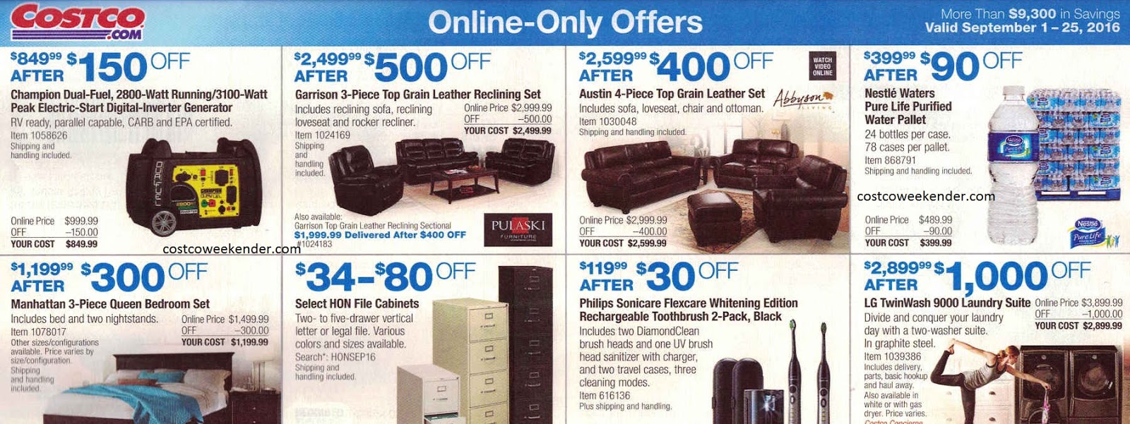 Current Costco Coupon Book (September 2016) Costco Weekender