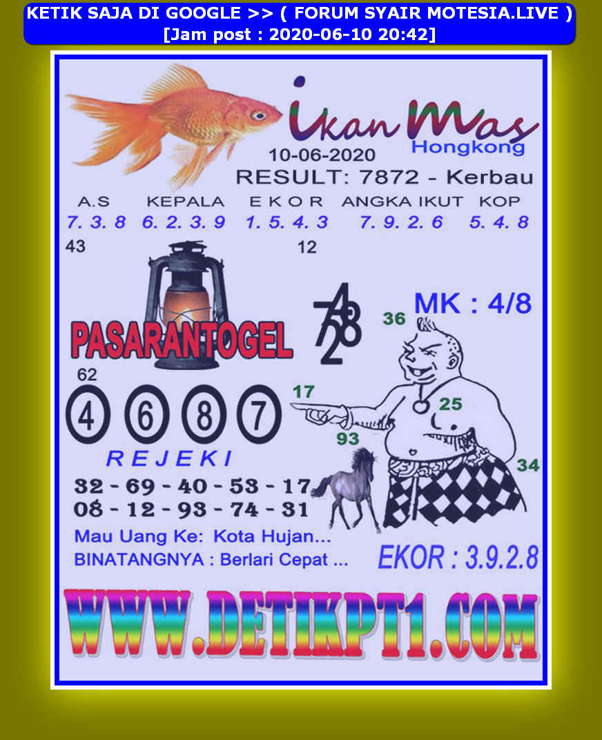 Syair Hk Guci Mas 10 Juni 2020 Syair Merdeka