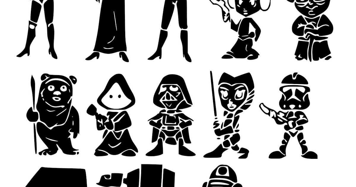 Star Wars Silhouettes. 