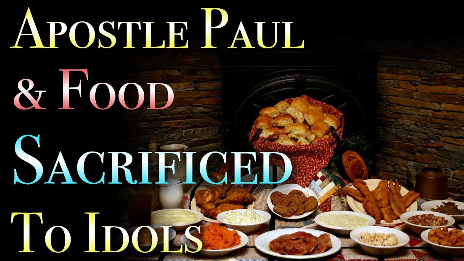 APOSTLE PAUL AND FOOD SACRIFICED TO IDOLS