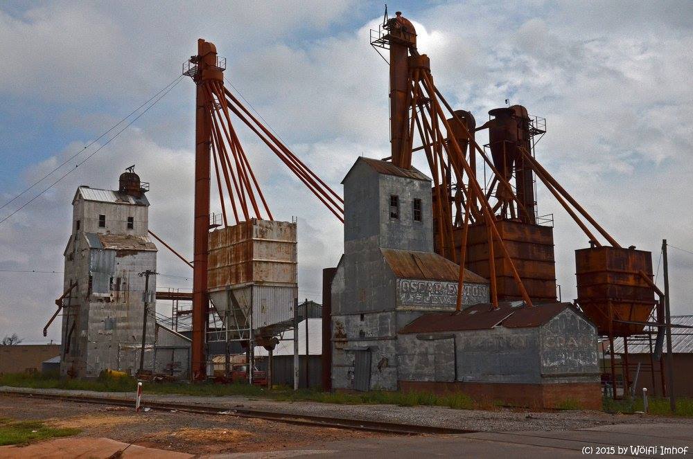 Towns and Nature Sayre, OK Grain Elevator