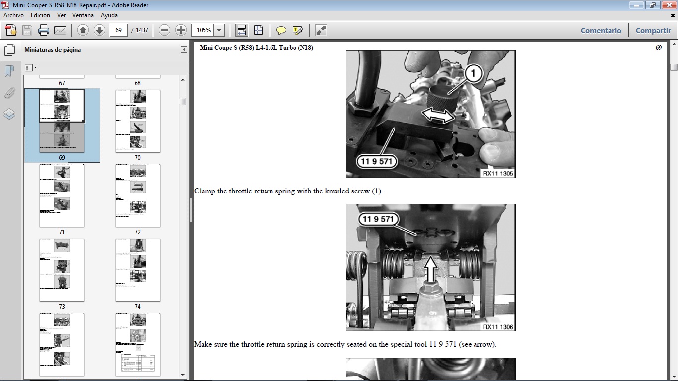 Manuales de Taller de MINI COOPER: MINI COUPE