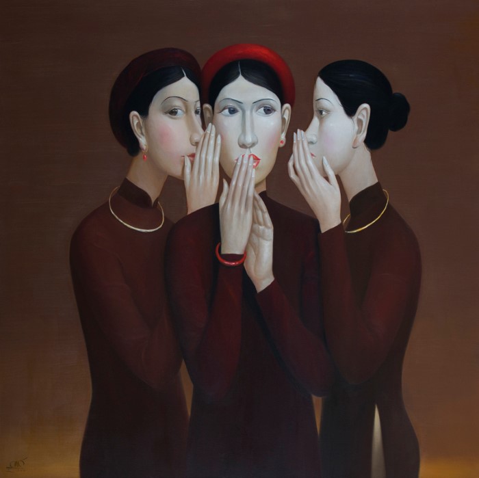 Вьетнамский художник. Chinh Nguyen Khac