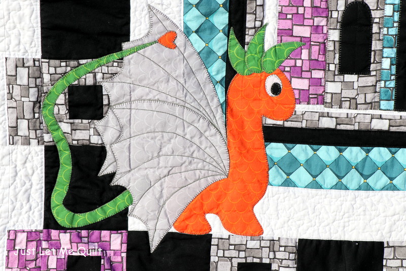Dragons Allover Scene Knights Castle Riley Blake Fabric by the 24" Repeat #C7660 