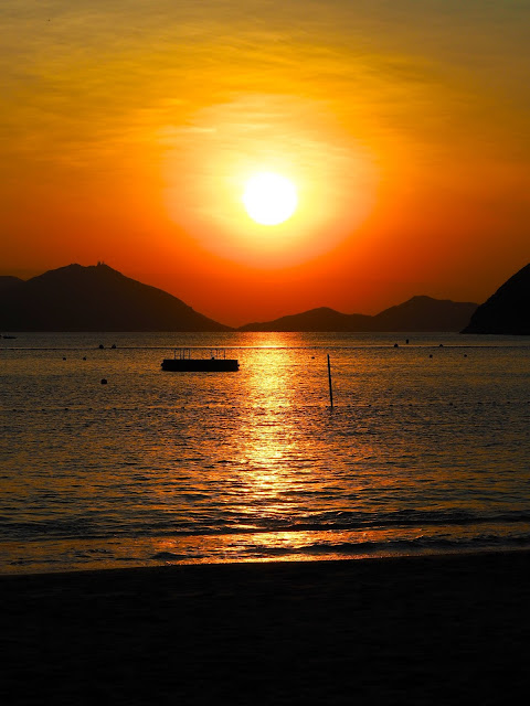 Repulse Bay Beach sunset, Hong Kong