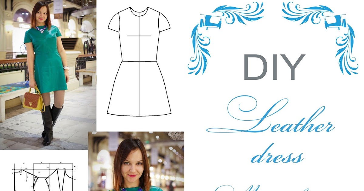 DIY Leather dressFashion design