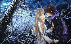 anime boy hd couple wallpapers romantic boys winter animated cool cute romance sad backgrounds cartoon flower iphone heart