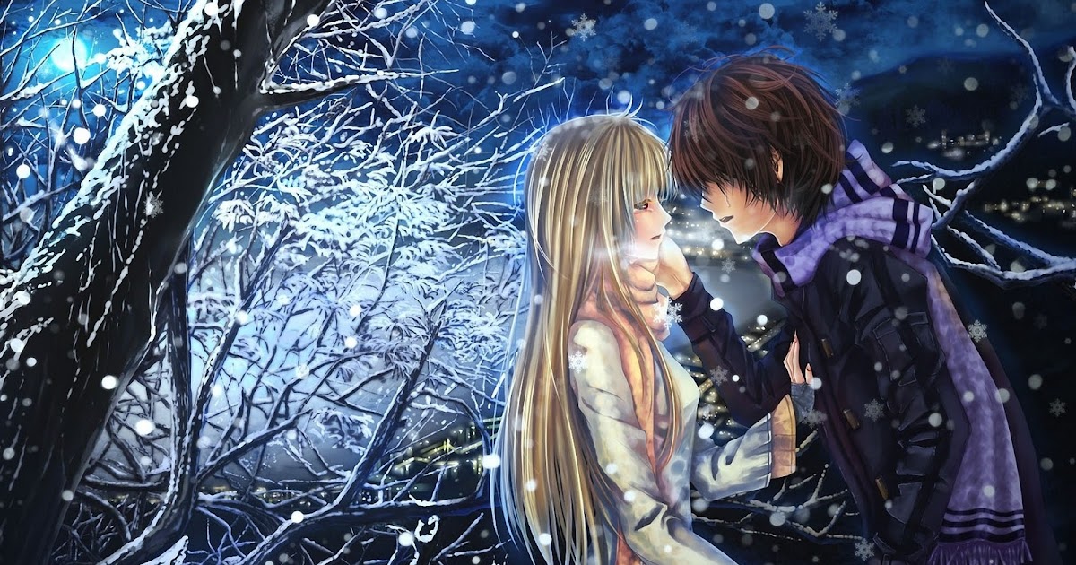 Anime Boy Girl Couple In Love Hd Wallpaper Love Wallpapers Romantic Wallpapers Stock