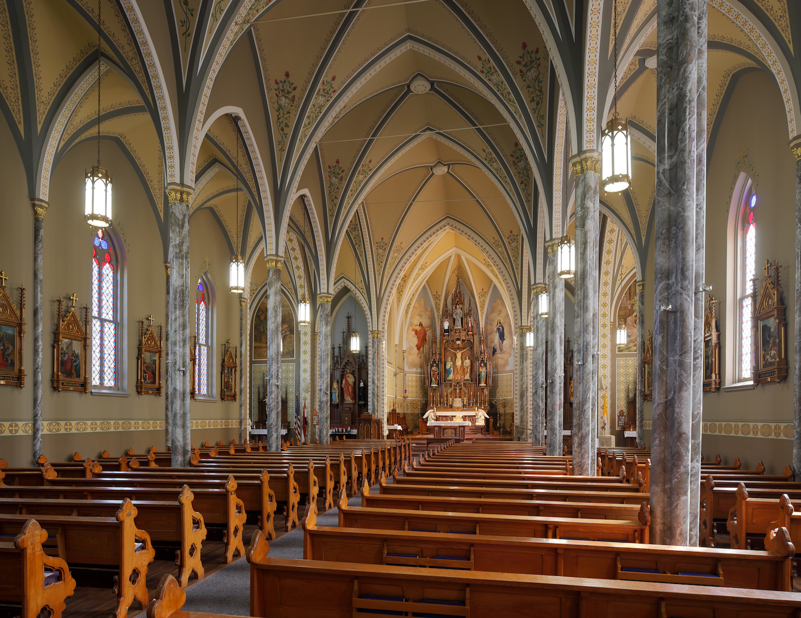 Before and After St. Columban Church in Chillicothe, Missouri
