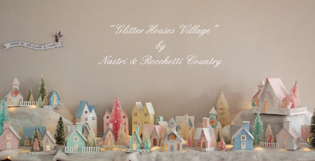 Glitter+ Houses +Village