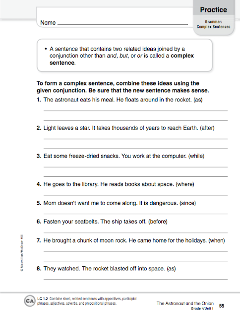 Compound-complex sentences worksheet pdf with answers picture
