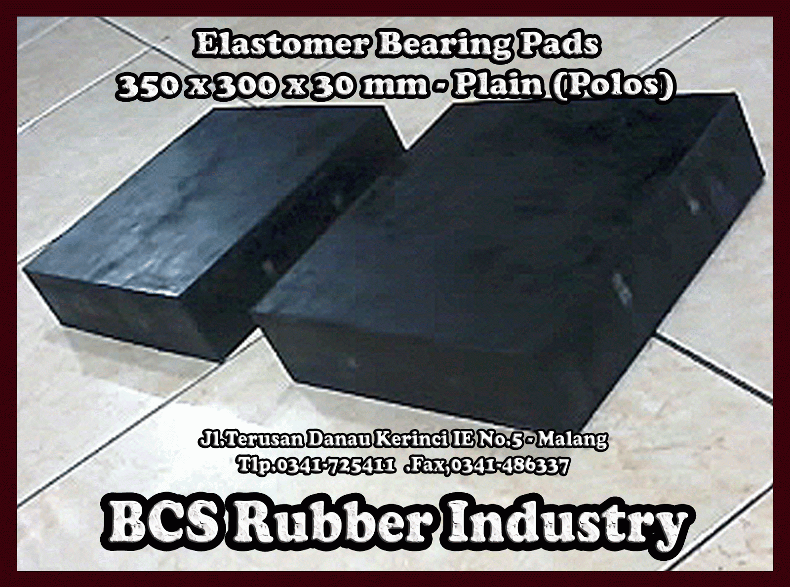"Jual Karet Elastomer Bearing Pad / Bantalan Jembatan ,Polos, Steel Plate, Seismic Rubber Bearing Pads..