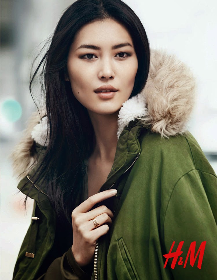 H&M Fall/Winter 2014 Campaign featuring Natasha Poly, Liya Kebede and