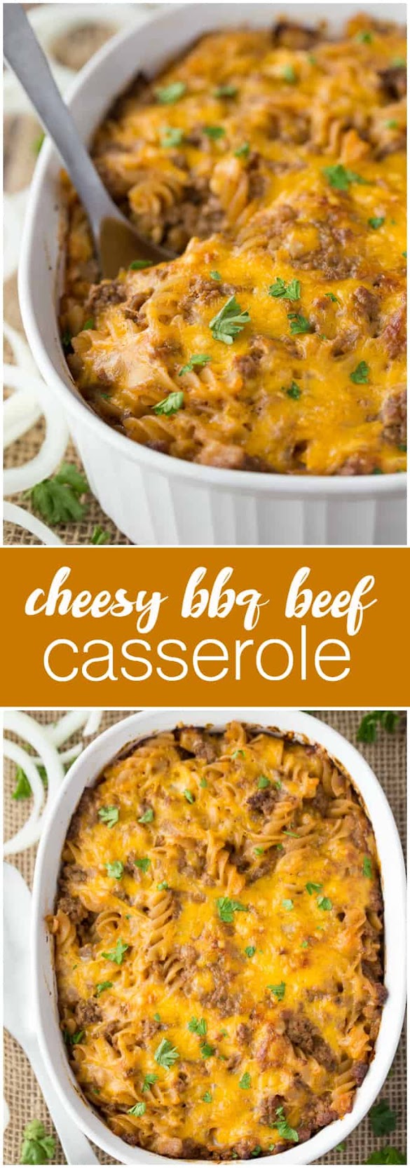 Cheesy BBQ Beef Casserole Recipe