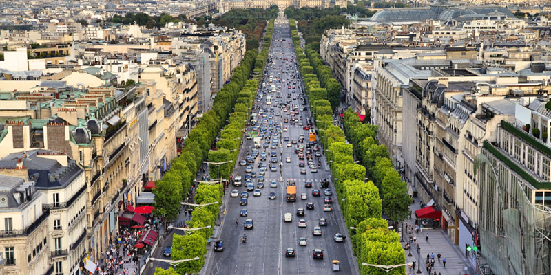 Parigi La Citta Dell Amore Champs Elysees