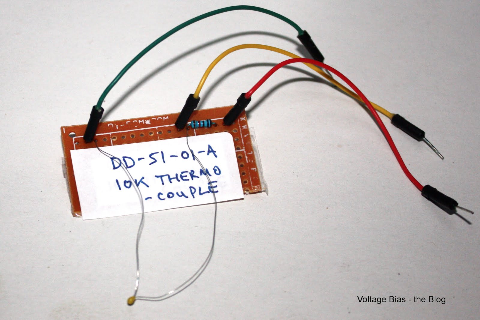 VoltageBias The Electronics Blog CAN Bus Project part 2 Thermistors