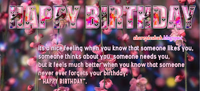 Happy Birthday Quotes Greeting Card | Birthday Wishes in English