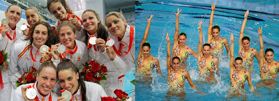 Equipo español de natación sincronizada, medallista en Pekín 2008