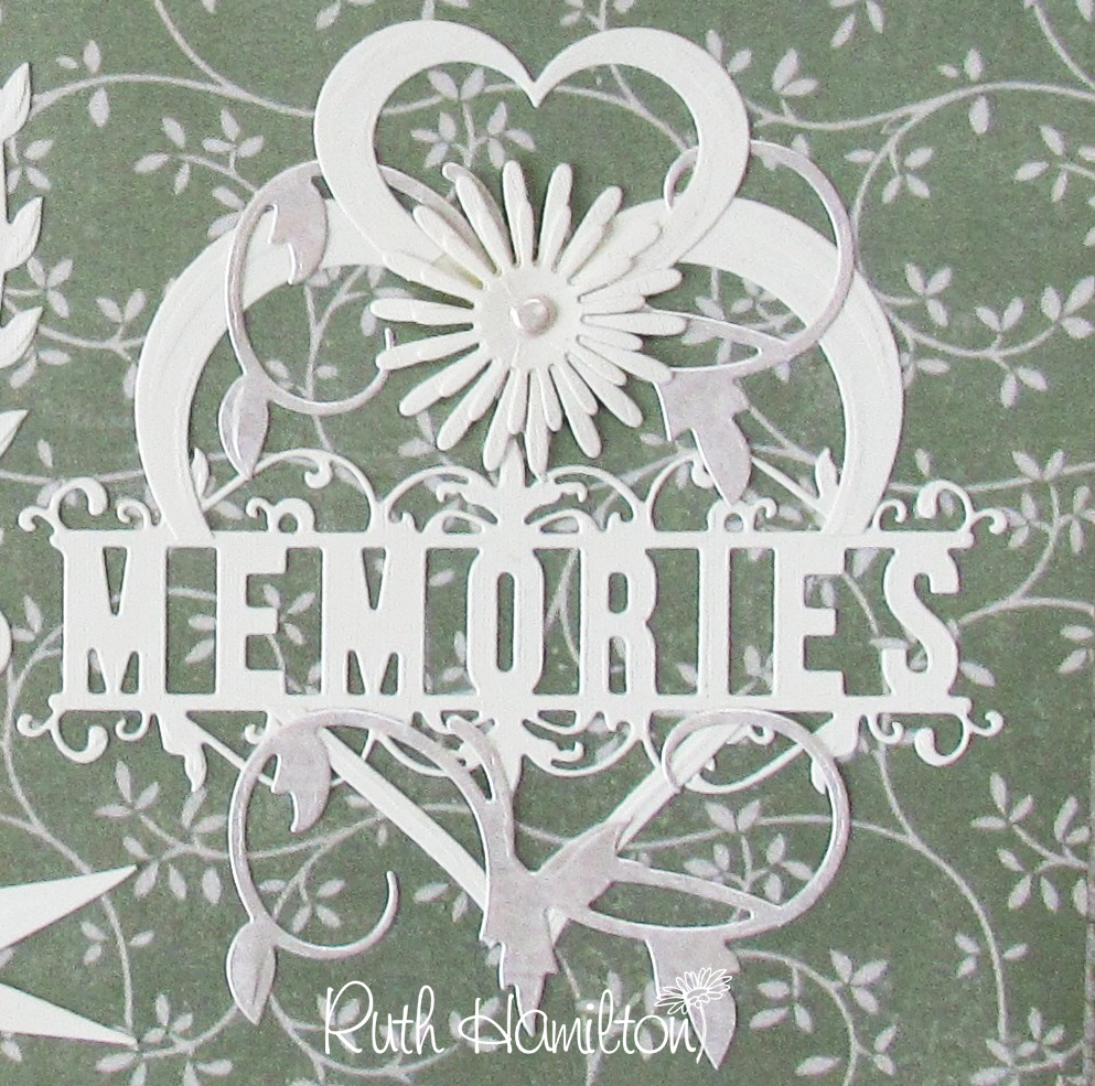 A Passion For Cards Tonic Studios die cut embellishments for wedding