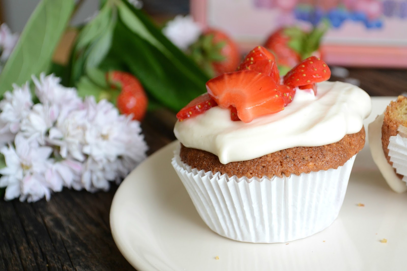 Erdbeer Cupcakes + 5 Alltagstipps | hopefray
