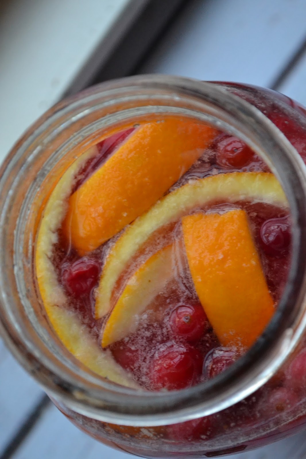 Cranberry Orange Vodka (Improv Cooking Challenge)