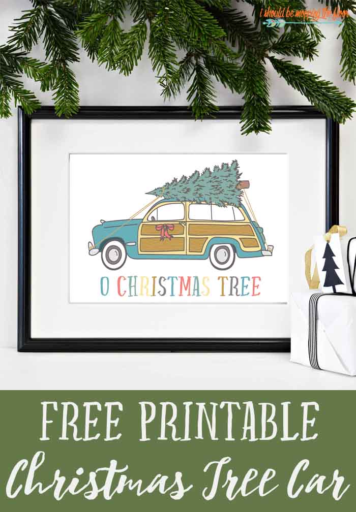 free printable christmas tree car download this fun and free vintage holiday printable instantly at - Free Printable Christmas Trees free printable christmas tree car download this fun and free vintage holiday printable instantly at - Free Printable Christmas Trees
