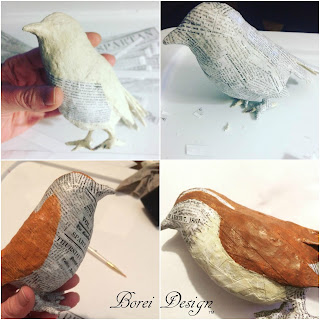 how-to-tutorial-decoupage-paint-paper-mache-bird