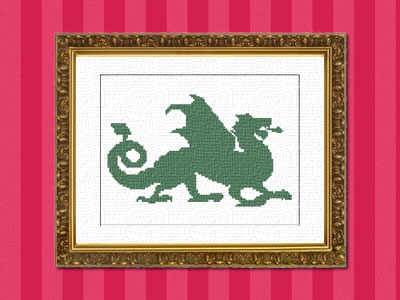 Free Crochet Pattern Long Tailed Dragon Chart - Crocheting