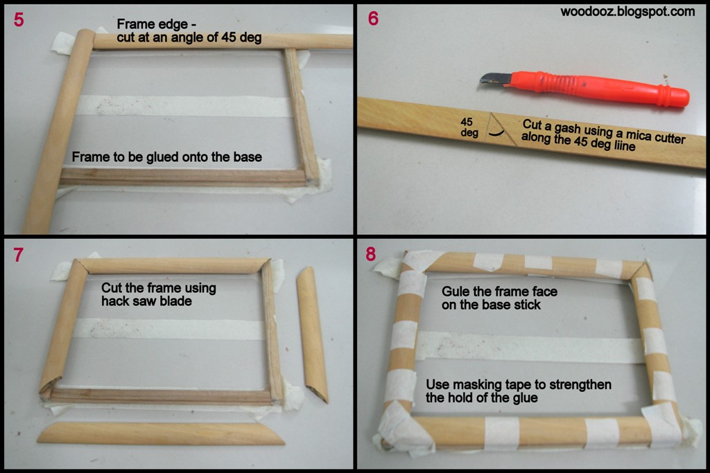 How to make a photo frame at home - Indian Woodworking,DIY,Arts,Crafts 