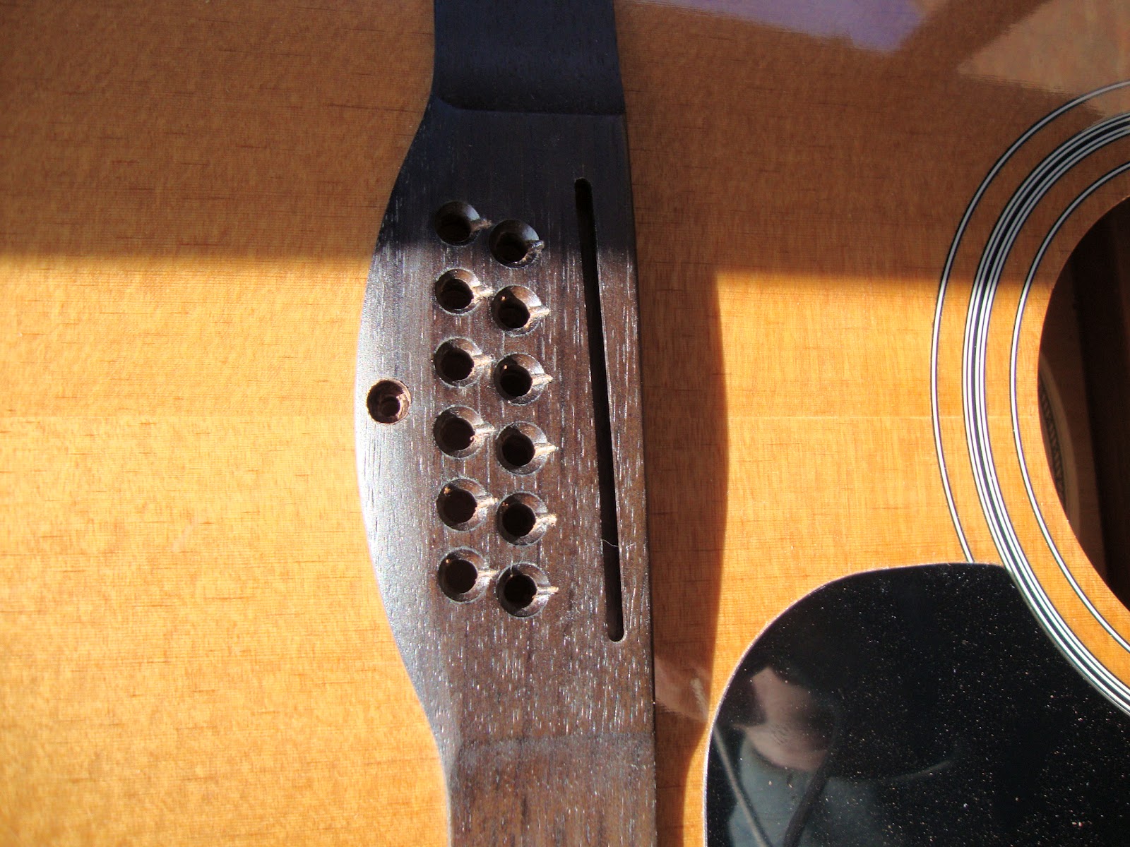 12 String Guitar Bridge Doctor Installation