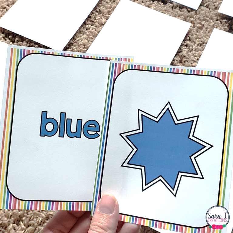 Free Memory Games for Kindergartens: Colors