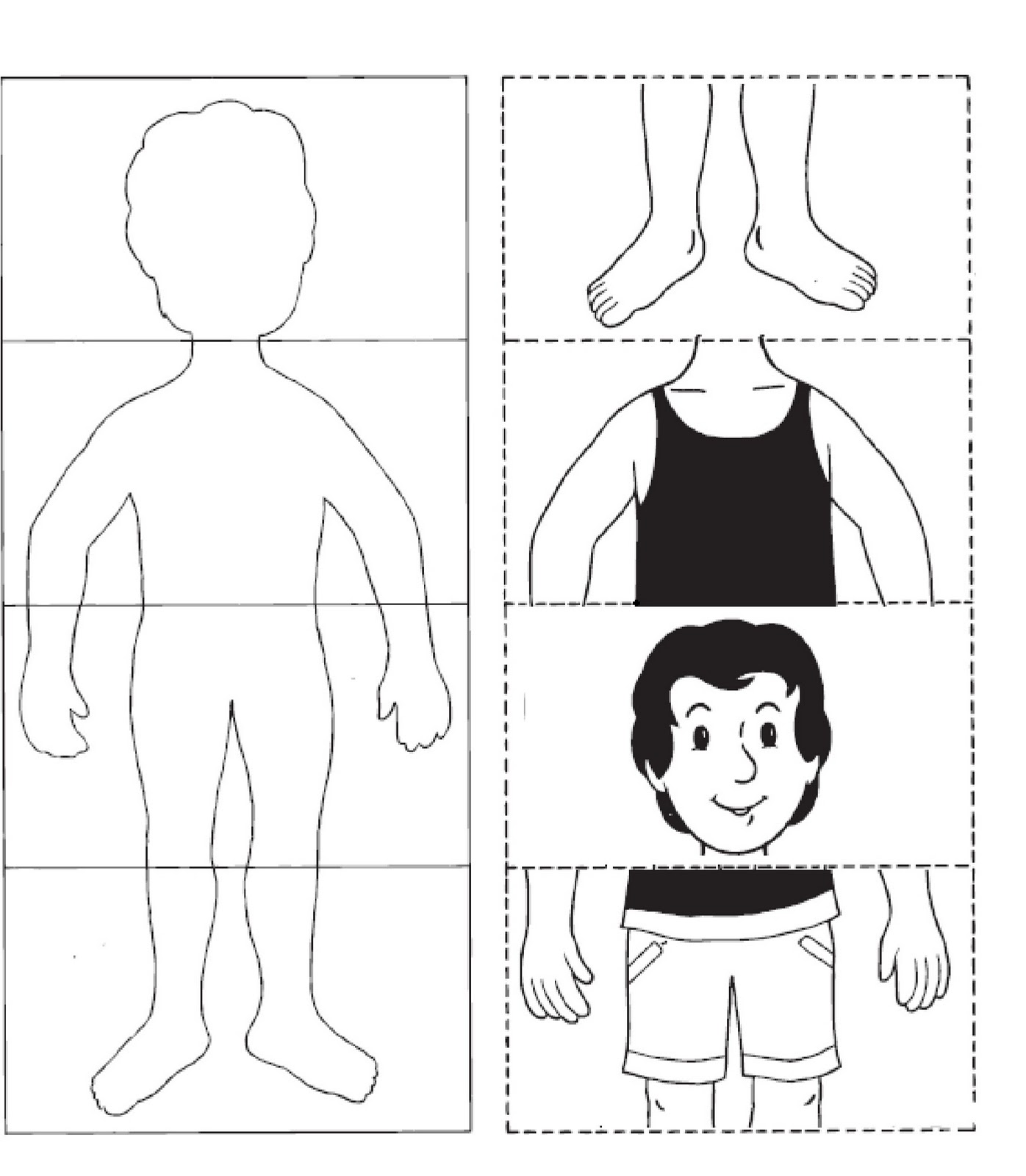 atividade do corpo humano educação infantil yalearn