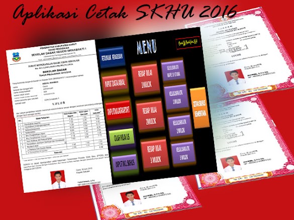 Aplikasi Nilai Sekolah Dan Cetak Skhu Terbaru 2016