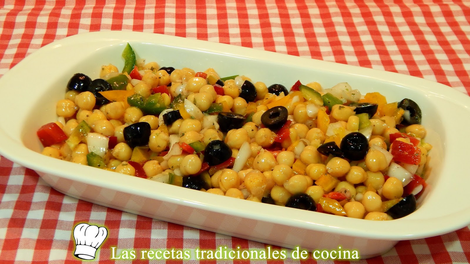 Ensalada de garbanzos receta fácil y rápida