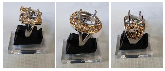 Cincin Titanium Kombinasi Wanita