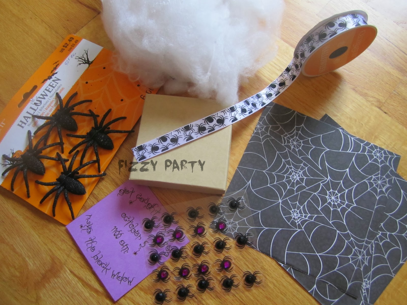 Fizzy Party DIY Halloween Invitation