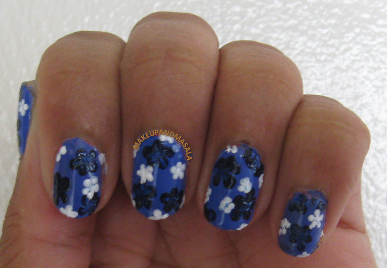 fun size beauty: GUEST POST: Flower Nail Art Tutorial with Makeup and ...