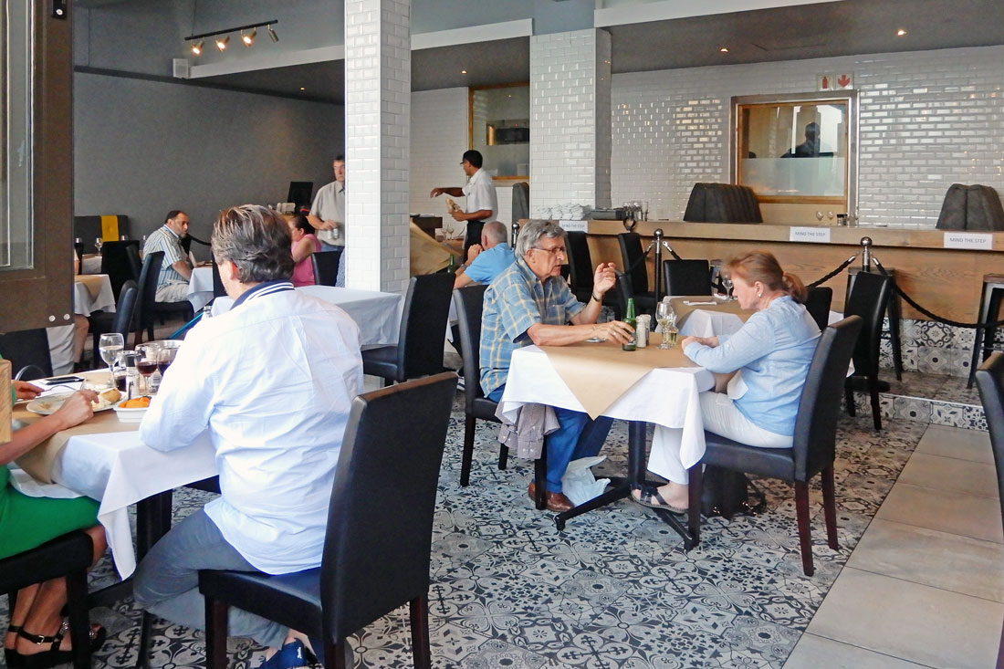 . Early Bird special at Brad's Grill, Sea Point