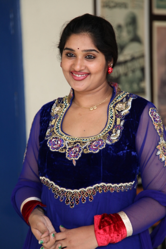 Telugu Film Tv Actress Priya Aunty Beautiful Stills In Blue Churidar