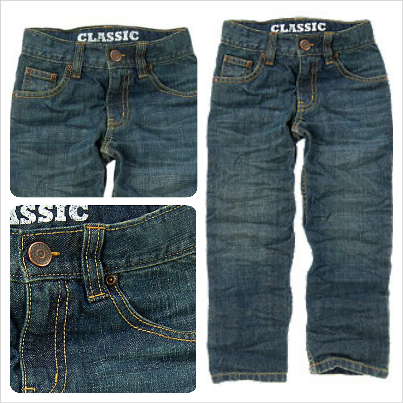 Threads for Tots: #25 Classic Jeans (Medium Wash)
