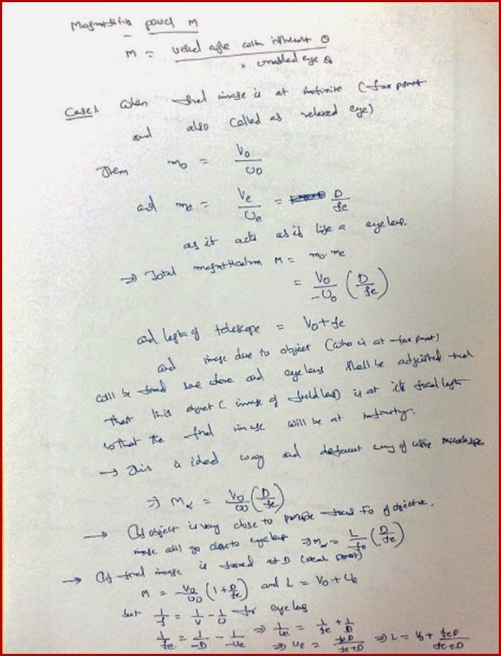 Working of Compound microscope IIT JEE and NEET Physics