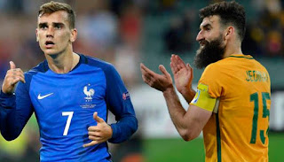 Francia vs Australia en Copa Mundial FIFA Rusia 2018