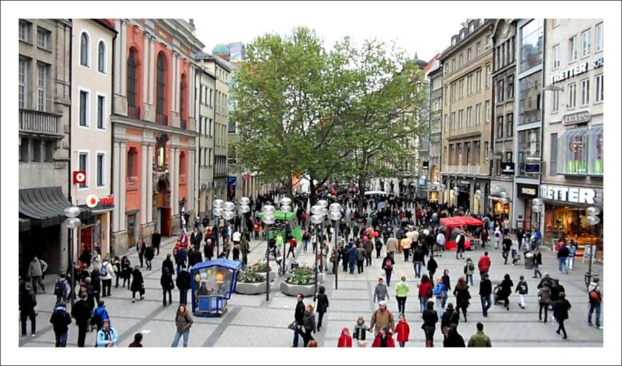 Fussgangerzone Munchen